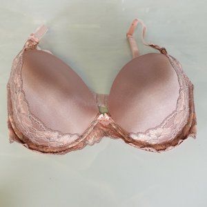 Adore Me Pink Lace Bra